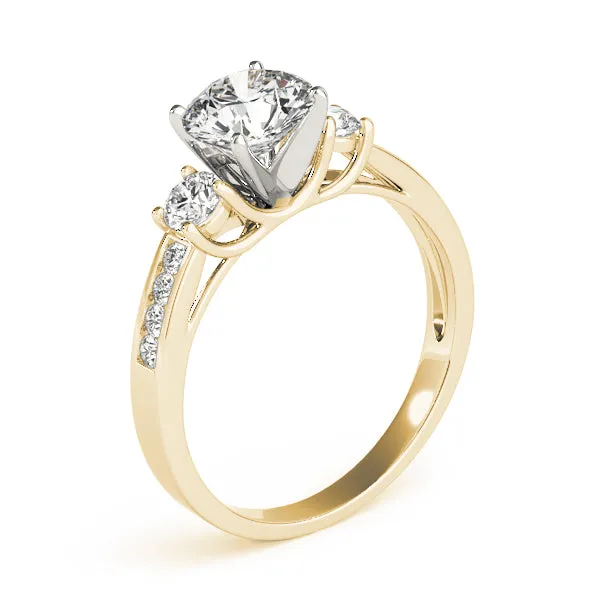 Engagement Rings 3 Stone Round - TN84363