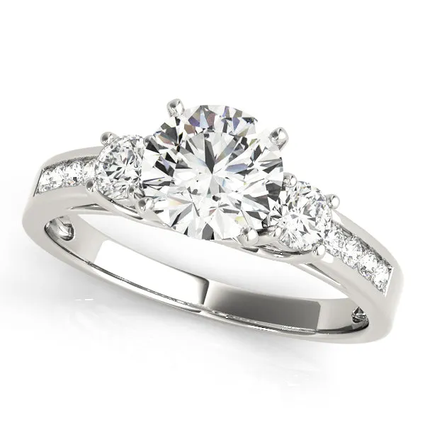 Engagement Rings 3 Stone Round - TN84363