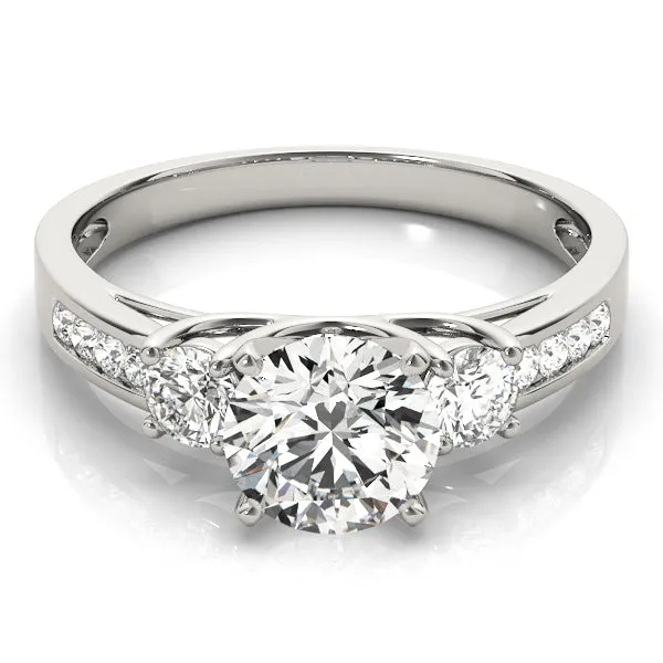 Engagement Rings 3 Stone Round - TN84363