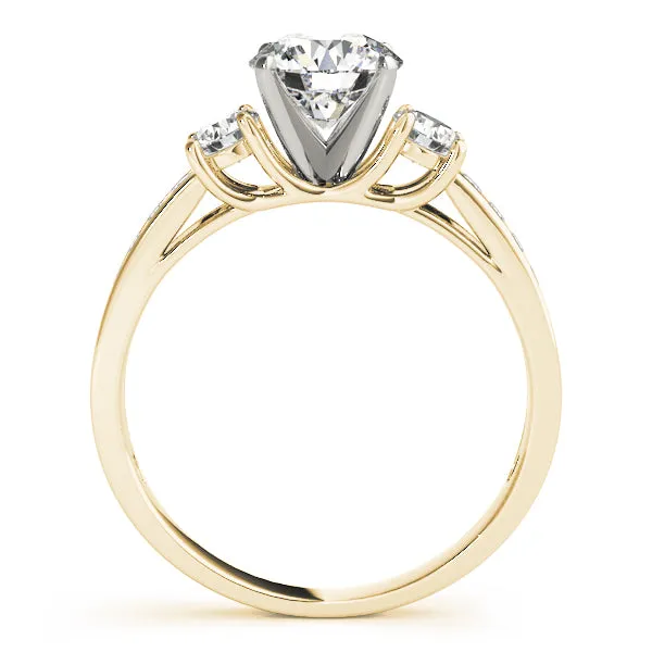 Engagement Rings 3 Stone Round - TN84363