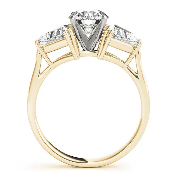 Engagement Rings 3 Stone Trillion - TN80360