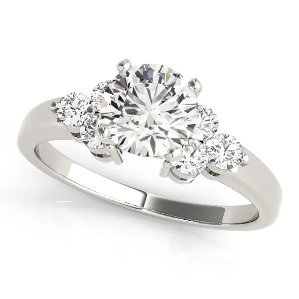 Engagement Rings Cluster Sides - TN83454