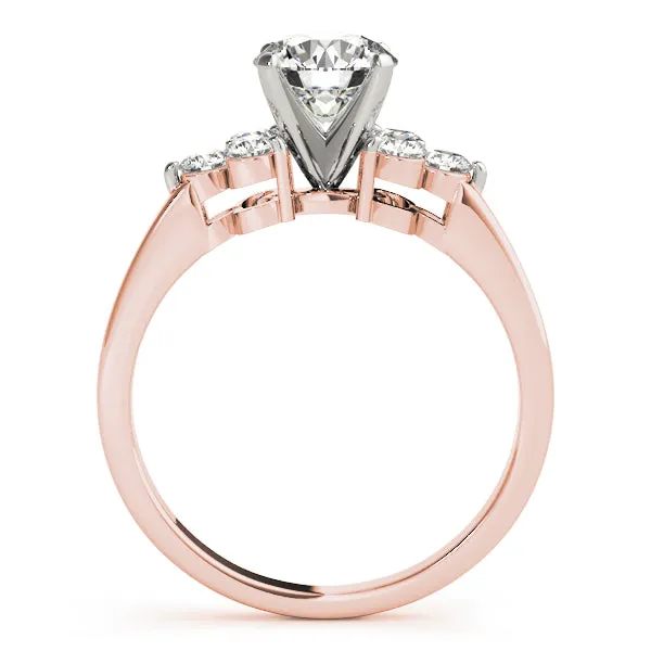 Engagement Rings Cluster Sides - TN83454