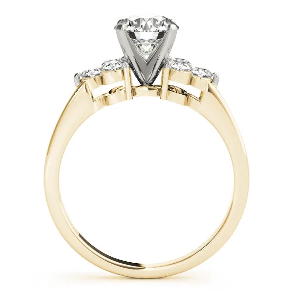 Engagement Rings Cluster Sides - TN83454