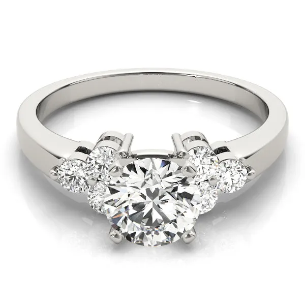 Engagement Rings Cluster Sides - TN83454