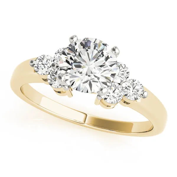 Engagement Rings Cluster Sides - TN83454