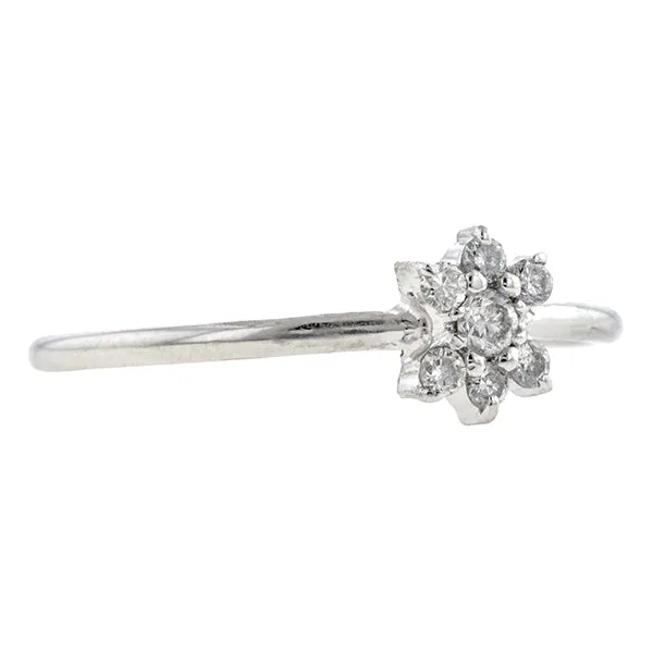 Estate Diamond Cluster Ring