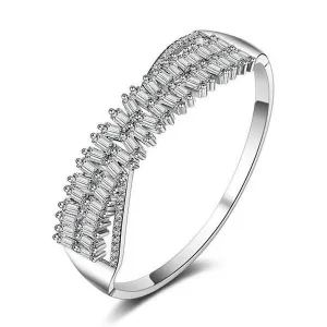 Fashion Cross White Gold Filled Bracelet