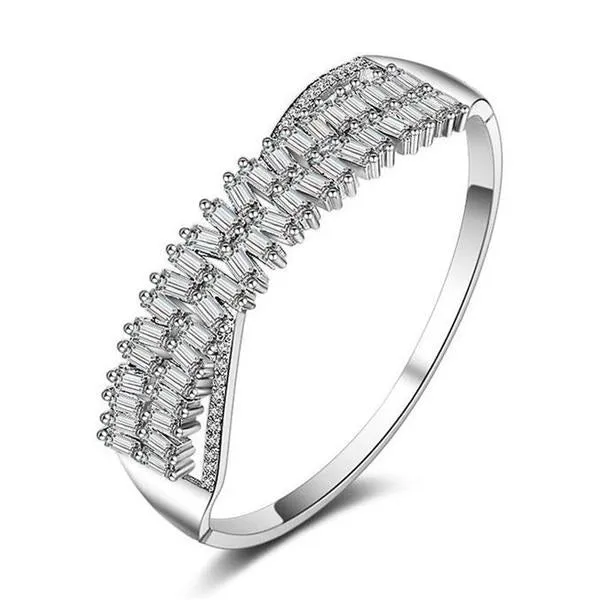 Fashion Cross White Gold Filled Bracelet