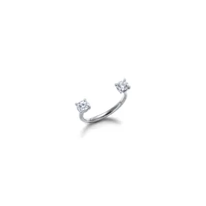 Floating Cuffs (round-shaped diamonds)