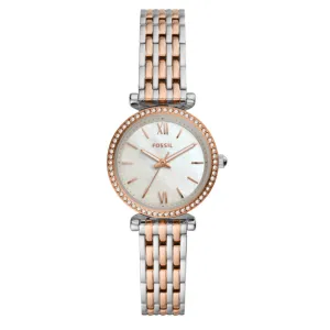 Fossil Carlie Ladies Mini Gold-Tone Stainless Steel Quartz Watch