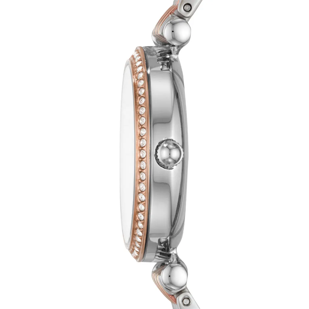 Fossil Carlie Ladies Mini Gold-Tone Stainless Steel Quartz Watch