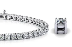 Four Prong Classic Lab-Grown Diamond Tennis Bracelet with 1.98 ct.(finished) 2mm