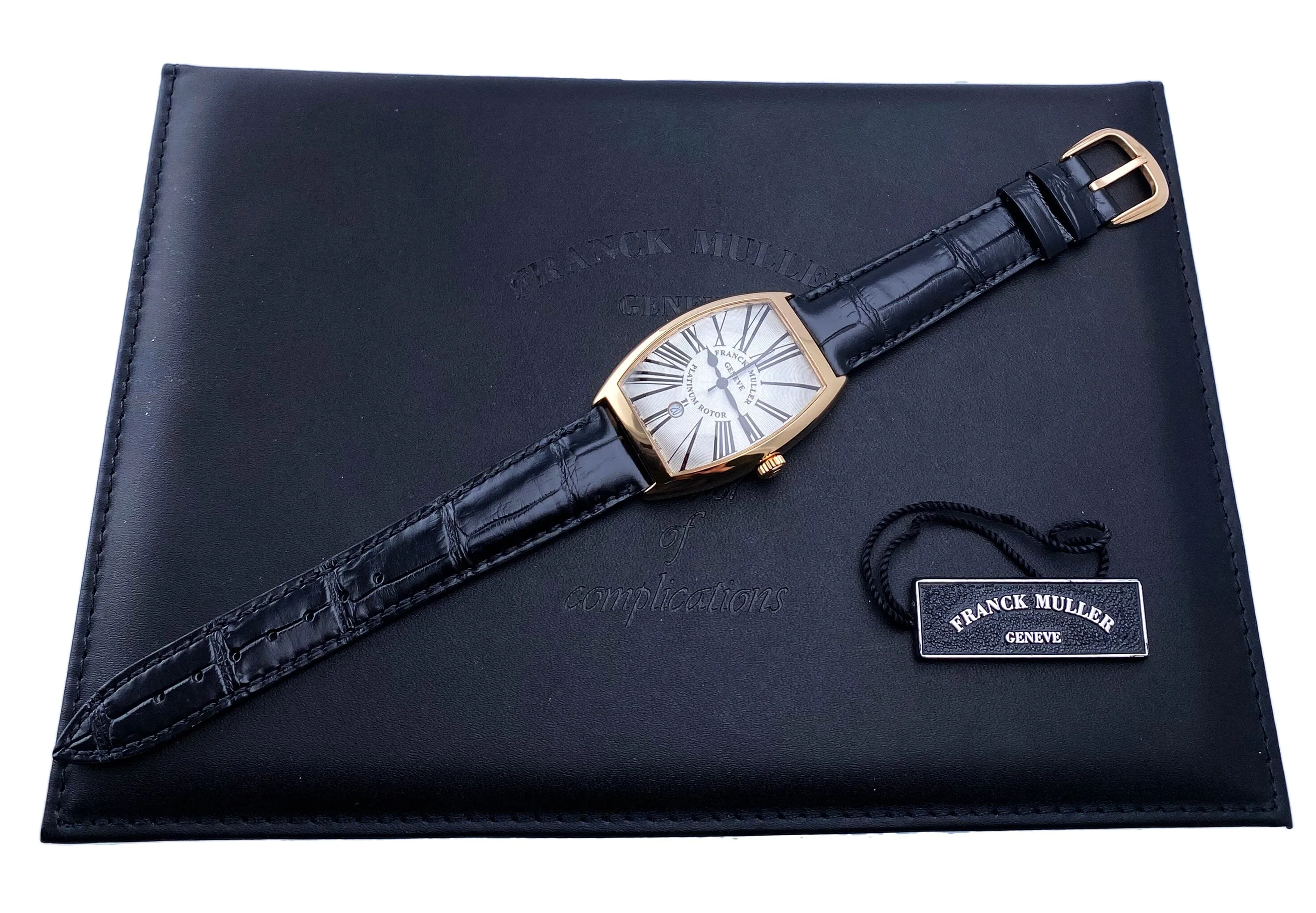 Franck Muller Cintree Curvex 6850 B SC DT RA Mens Watch