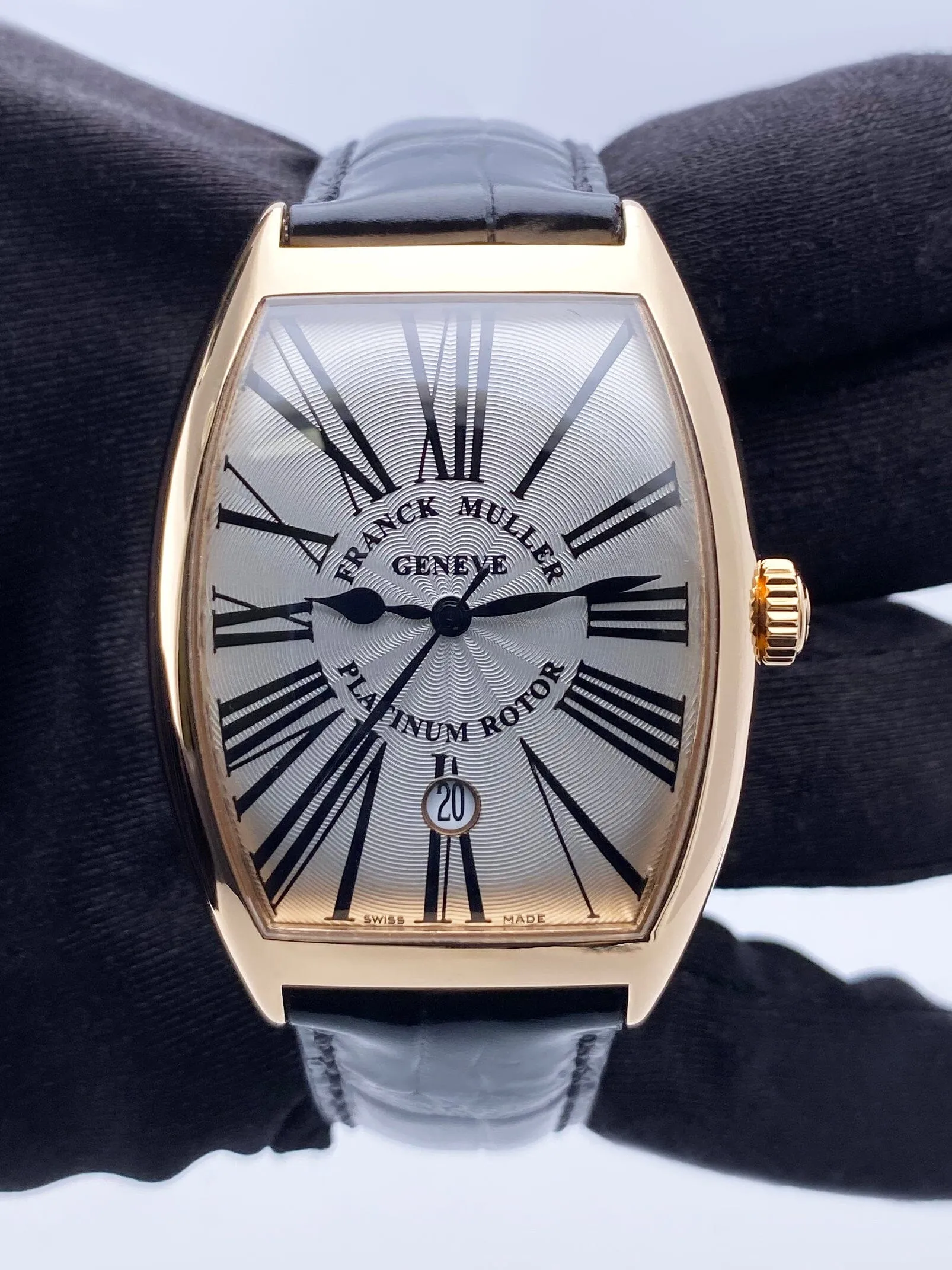 Franck Muller Cintree Curvex 6850 B SC DT RA Mens Watch