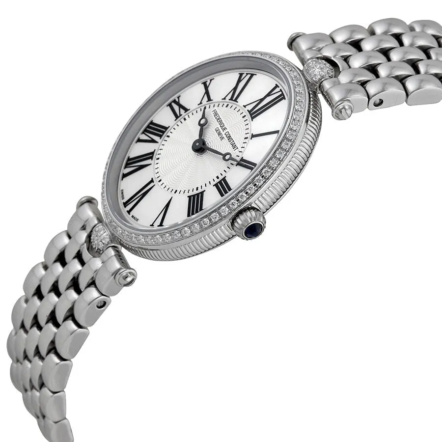 Frederique Constant Art Deco Mother Of Pearl Dial Ladies Watch FC-200MPW2VD6B