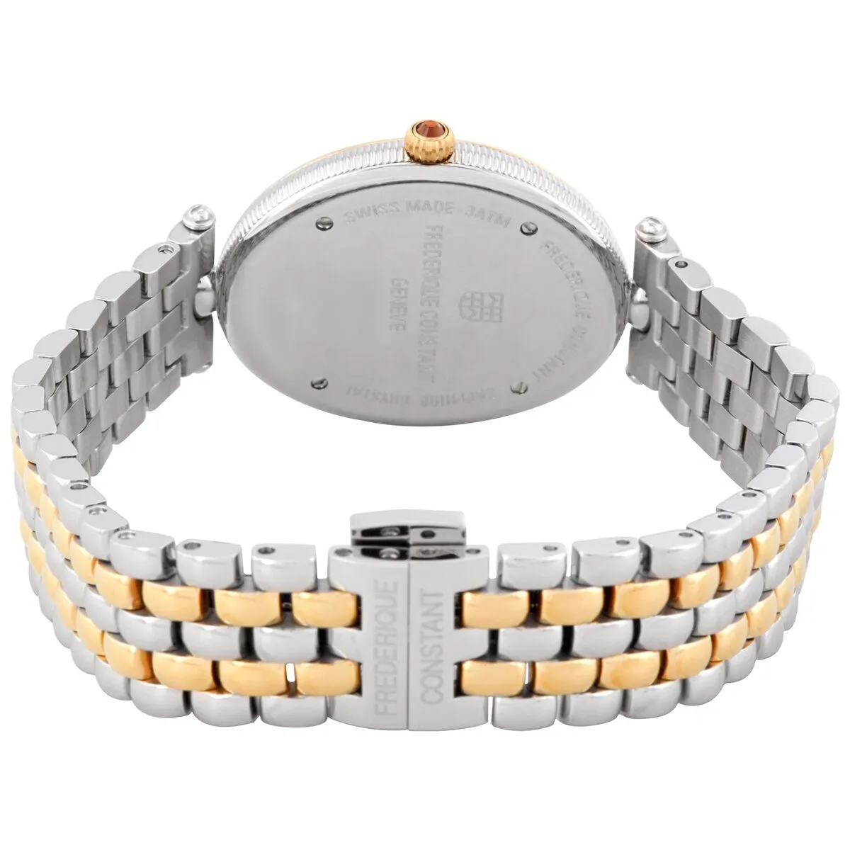 Frederique Constant Classics Art Deco Quartz Diamond White Dial Ladies Watch FC-200MPWD3V3B