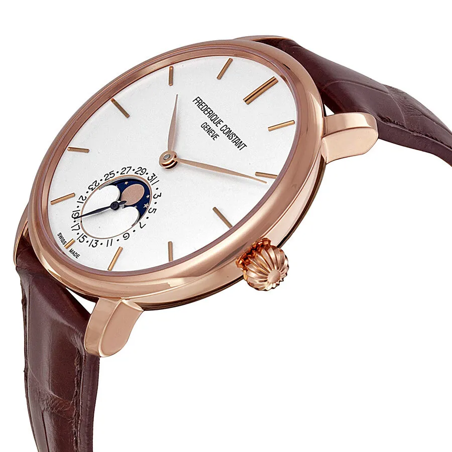 Frederique Constant Slim Line Moonshape Automatic Men's Watch FC-705V4S4