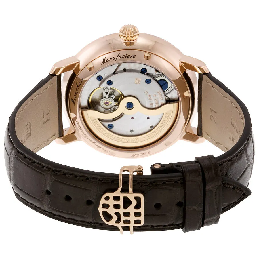 Frederique Constant Slim Line Moonshape Automatic Men's Watch FC-705V4S4