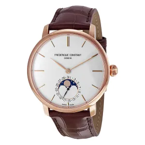 Frederique Constant Slim Line Moonshape Automatic Men's Watch FC-705V4S4
