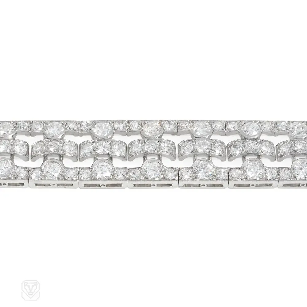 French Art Deco diamond bracelet