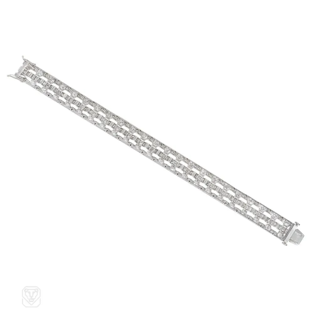 French Art Deco diamond bracelet