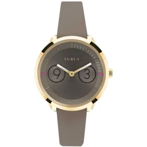 Furla Gray Leather Watch