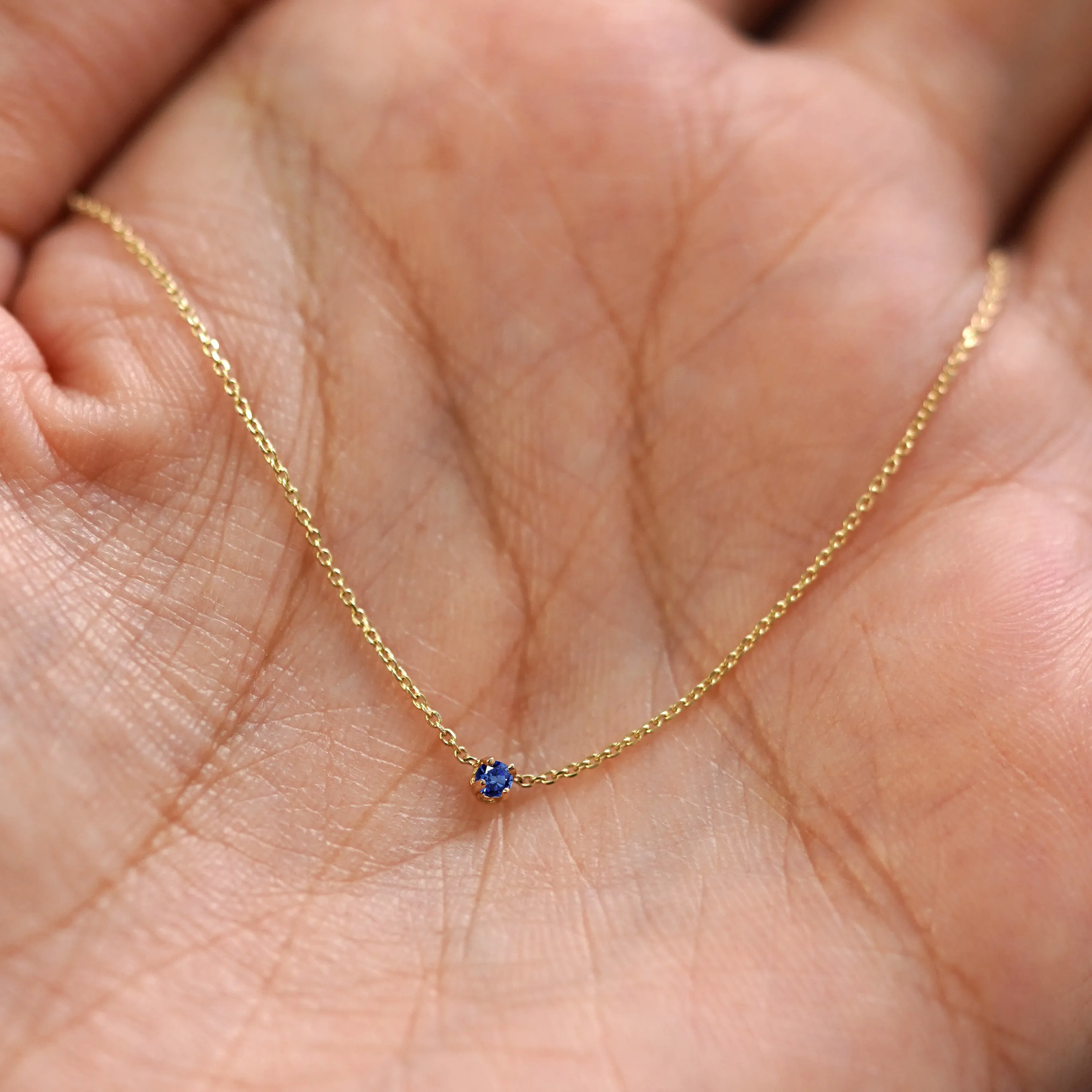 Gemstone Cable Necklace