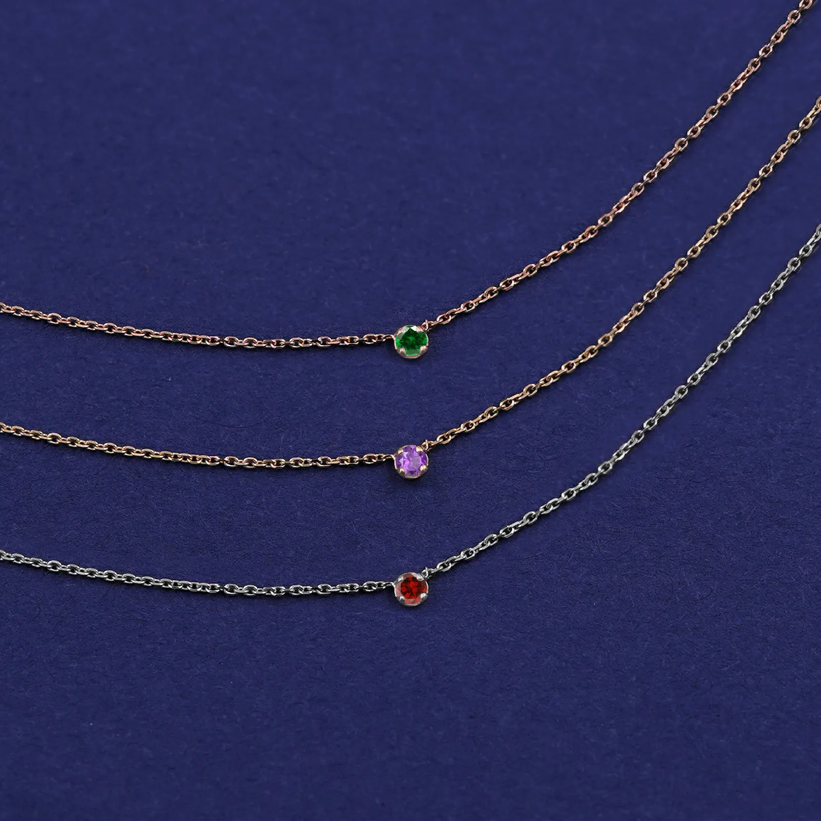Gemstone Cable Necklace