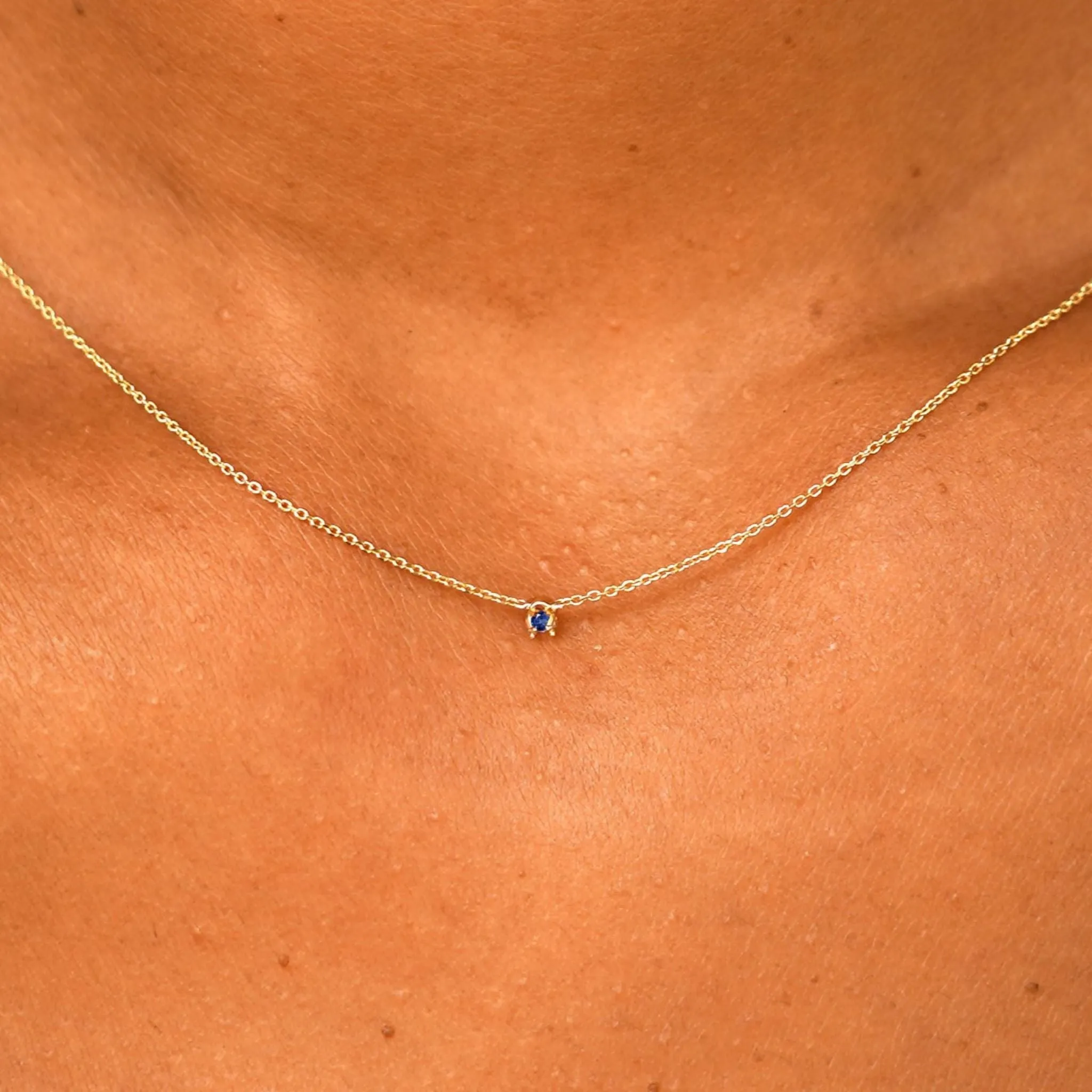 Gemstone Cable Necklace