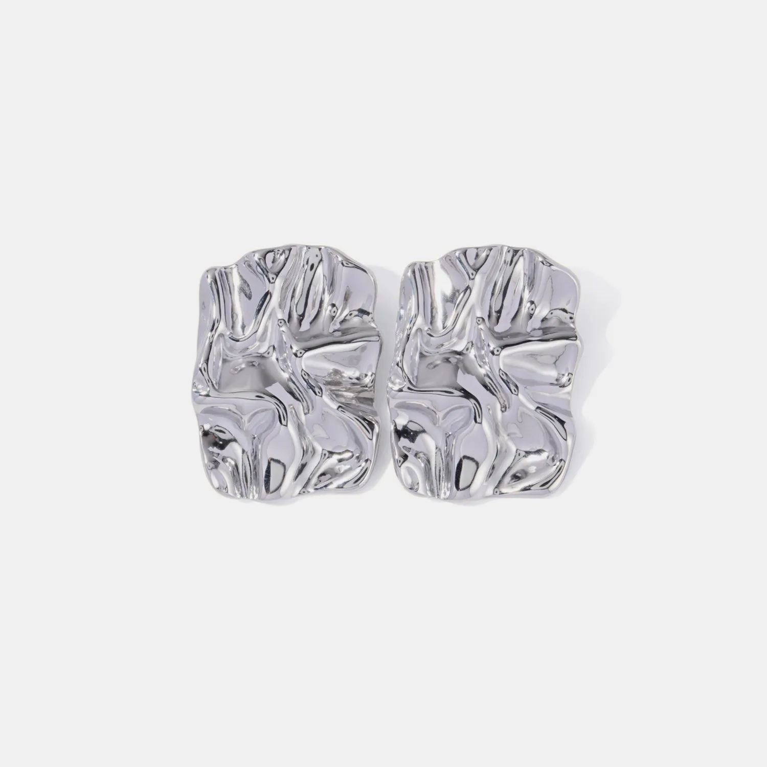Geometric 18K Gold-Plated Earrings