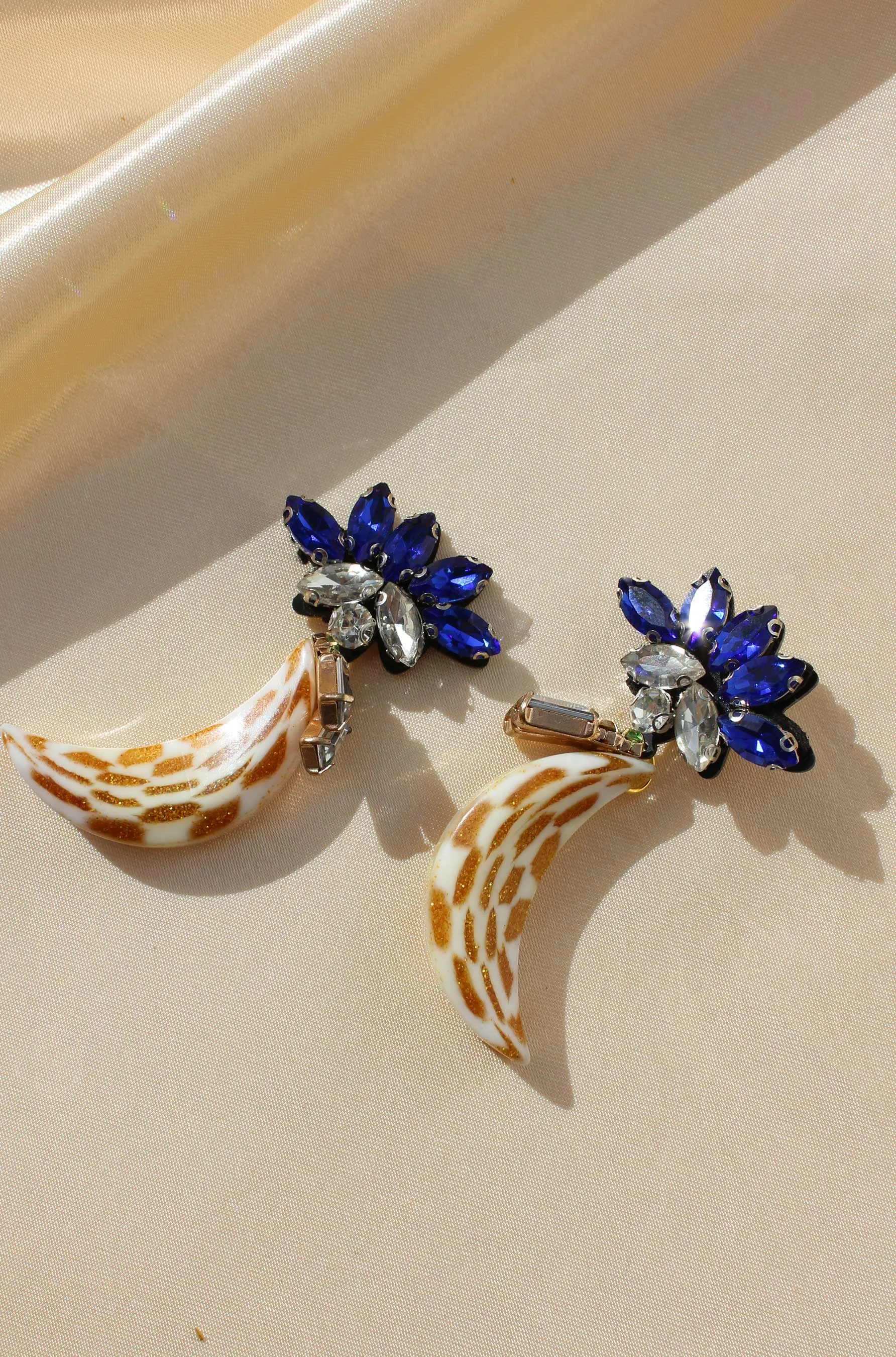 Gilded Sapphire Earrings