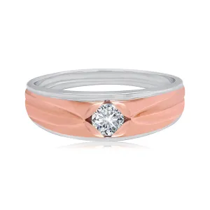 Glimmering Solitaire Ring