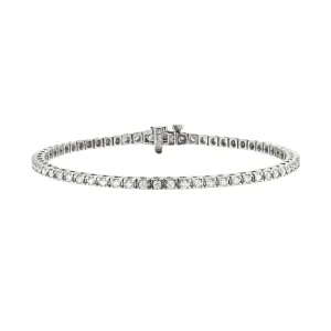 Gold Diamond Tennis Bracelet 2CTW