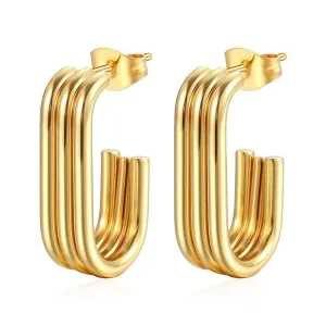 Gold Huggie Hoops
