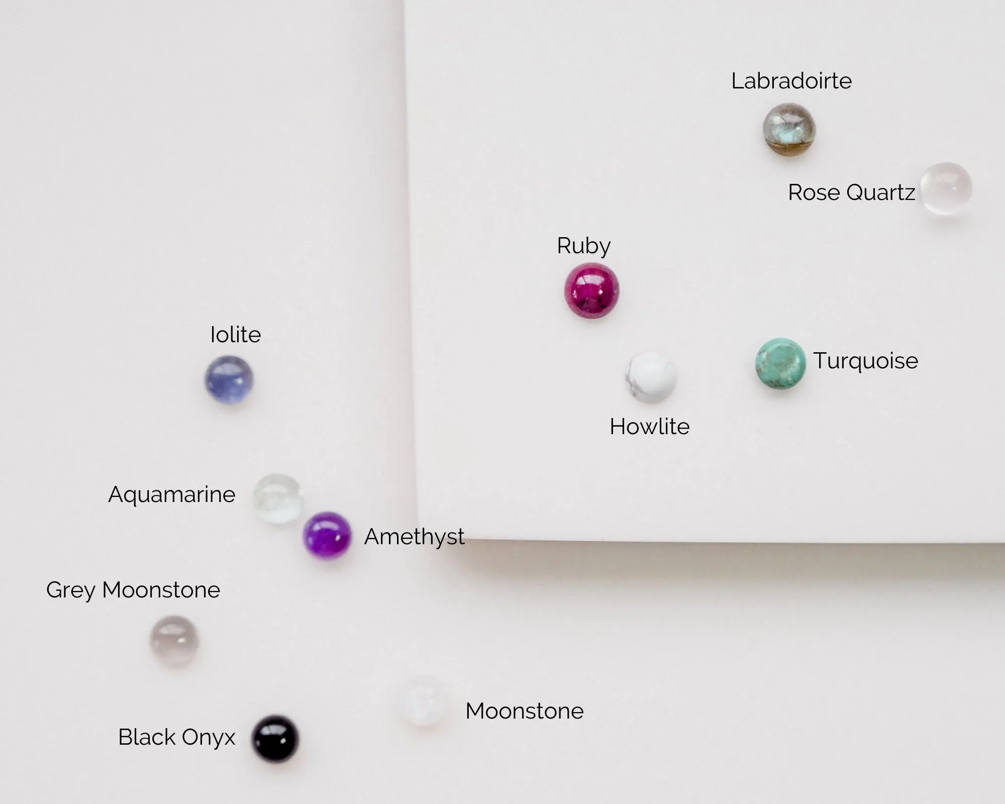 Gold Solitaire Gemstone Necklace
