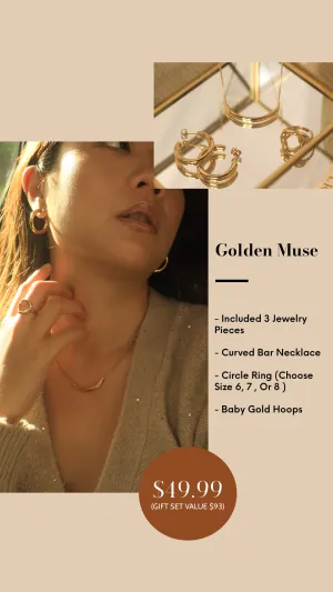 Golden Muse Jewelry Set