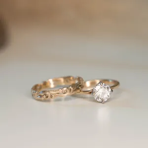 Grace & Hera Wedding Rings Stack Set