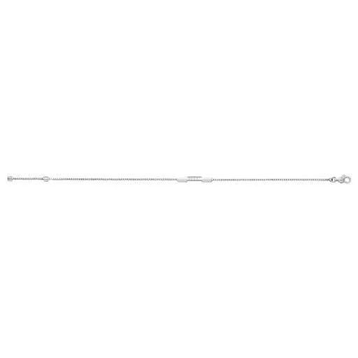 Gucci 18K White Gold Link To Love Diamond Bar Bracelet