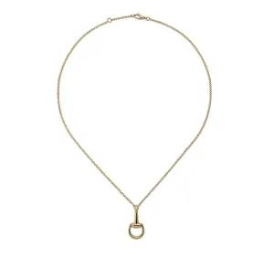 Gucci 18K Yellow Gold Horsebit Necklace
