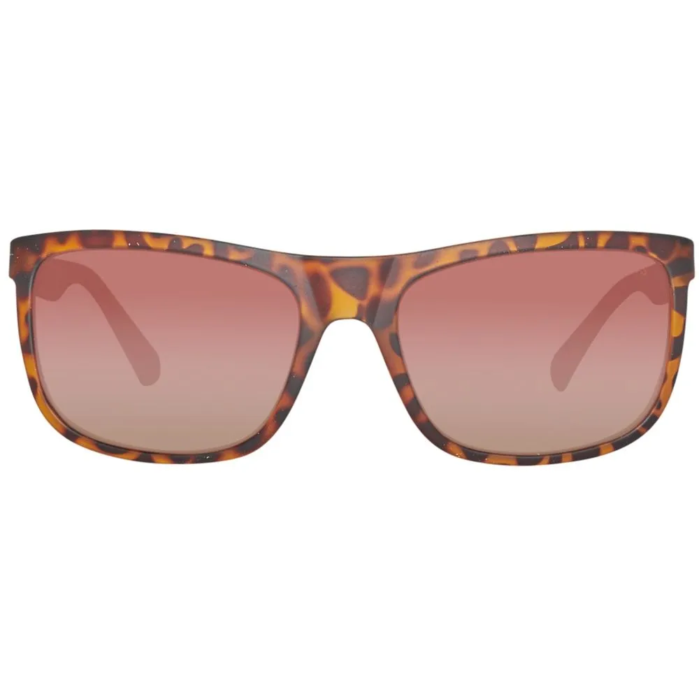 Guess Brown Plastic Plastic Plastic Sunglasses