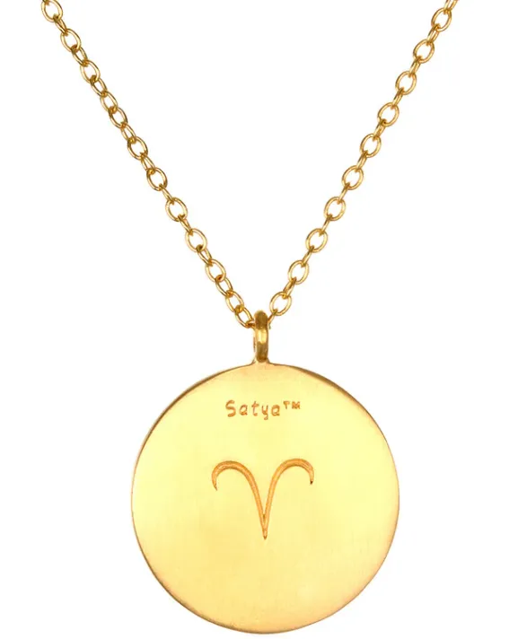 Gunmetal Zodiac Constellation Necklace 18"