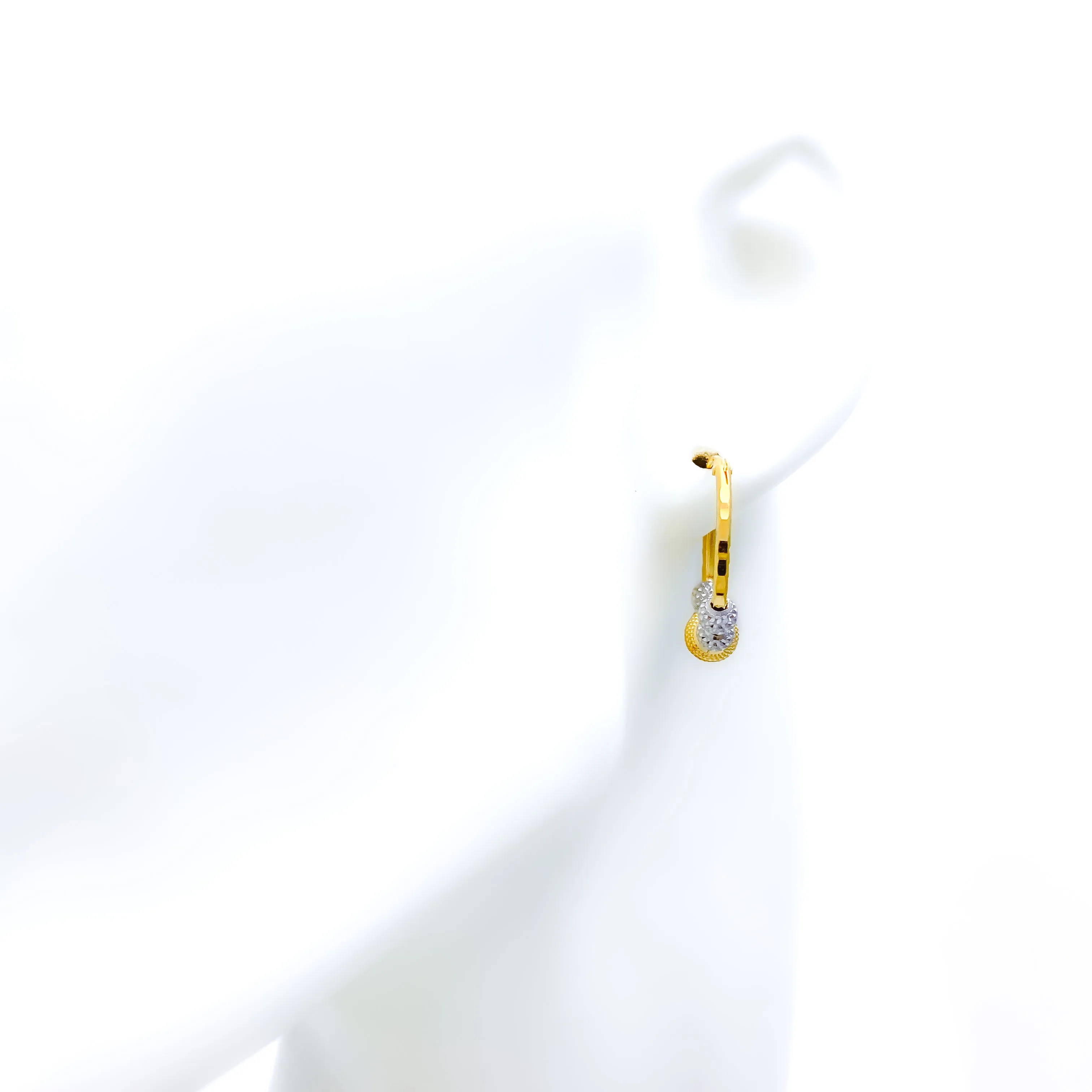 High Finish Dual Tone 22k Gold Bali