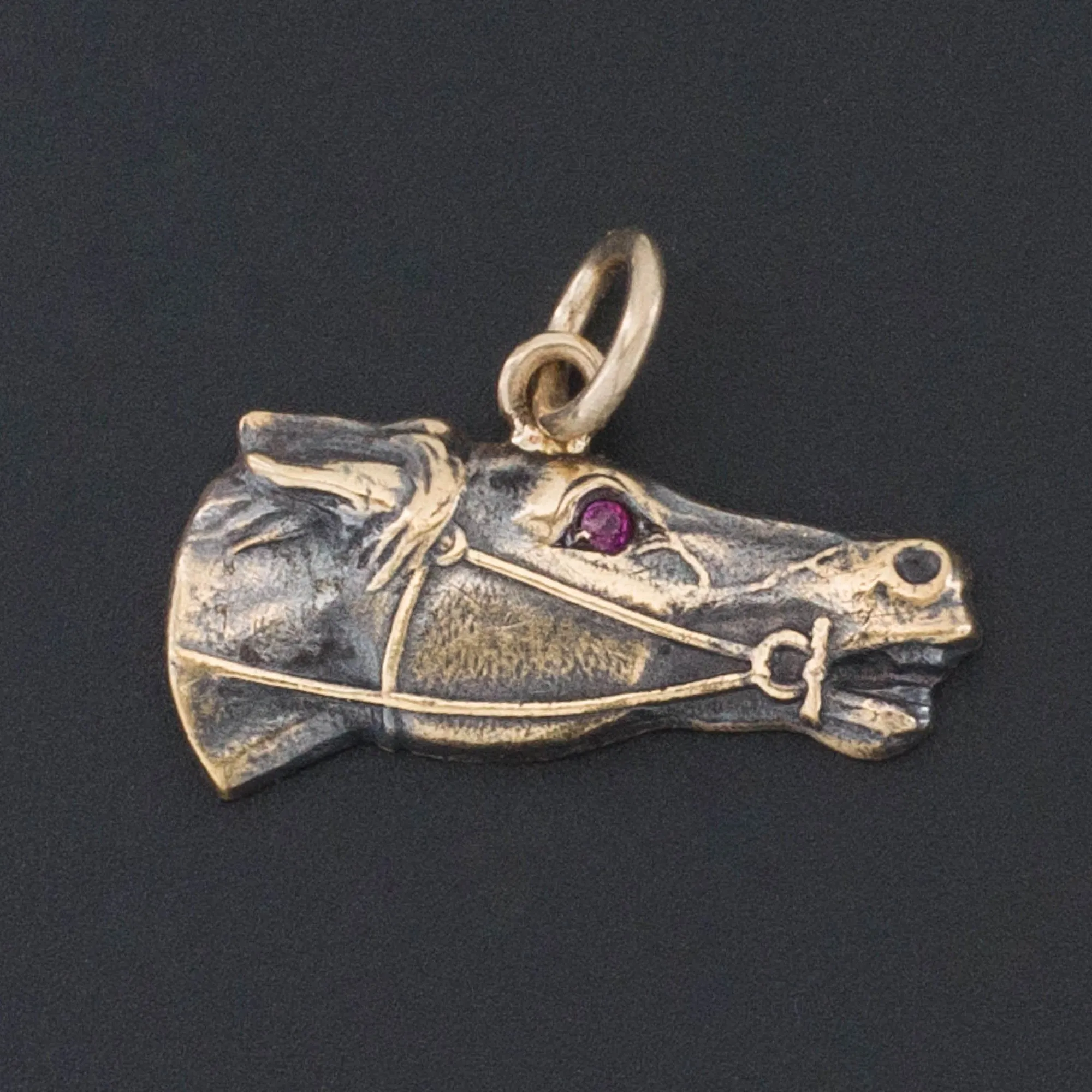 Horse Head Charm or Pendant | 14k Gold Horse Charm