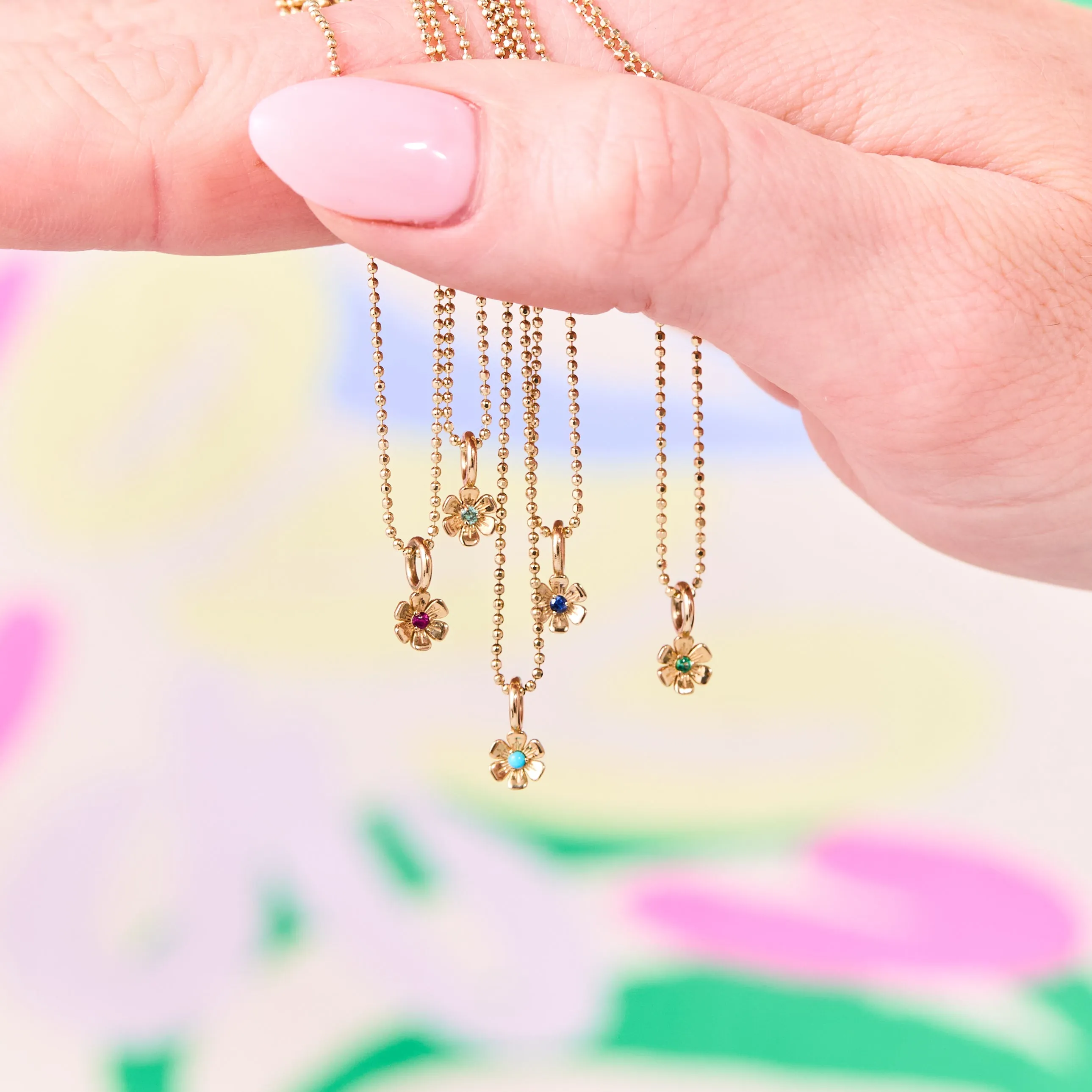 In Bloom Birthstone Charm