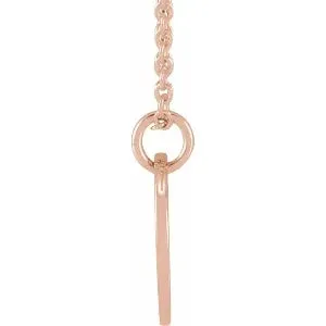 Initial Script 16-18" Necklace 88227