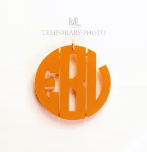 Interchangeable Block Monogram Charm (WS)