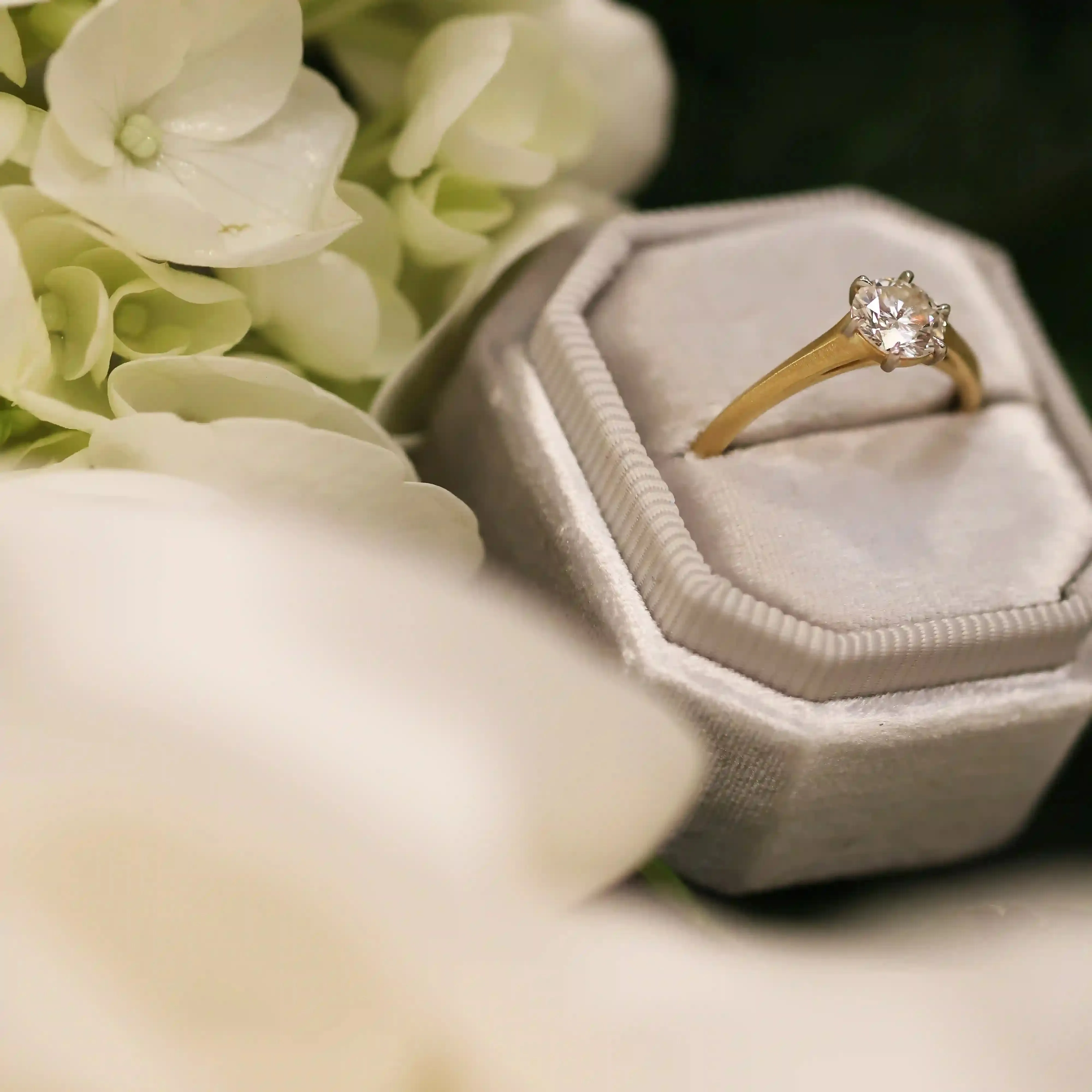 Jade Trau Solitaire Engagement Ring