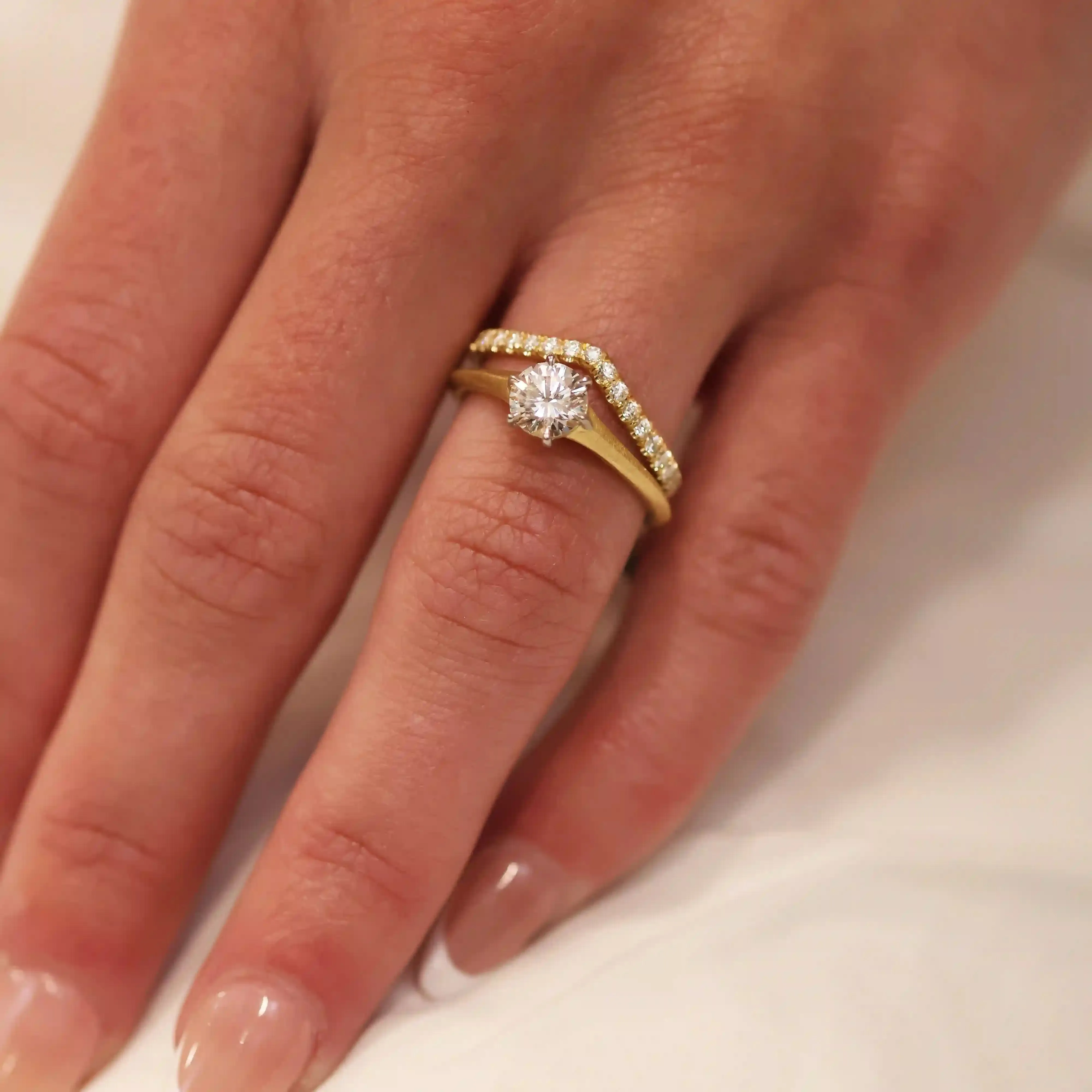 Jade Trau Solitaire Engagement Ring