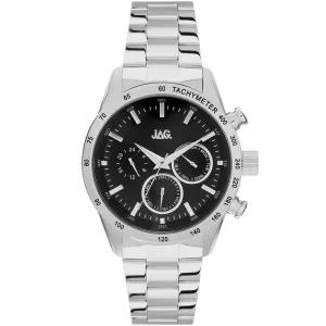 JAG Alain Black Chronograph Watch J1960A